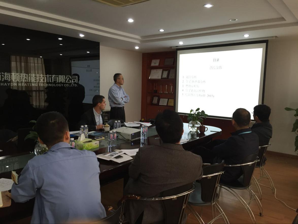 法國Sermeta訪海頓—交流全預混冷凝技術